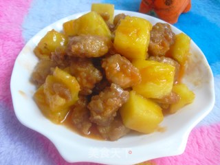 菠萝咕噜肉的做法