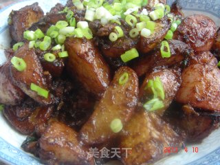 酱爆水萝卜的做法