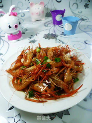 炒河虾的做法