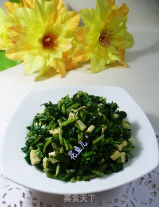 豆腐干炒马兰的做法