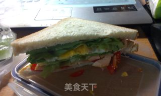 美味早餐三明治的做法