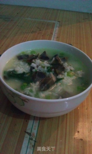 青菜皮蛋瘦肉粥的做法