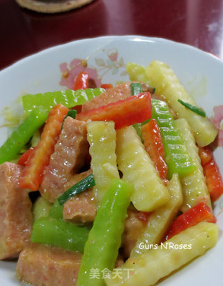 缤纷四季——清烧午餐肉的做法