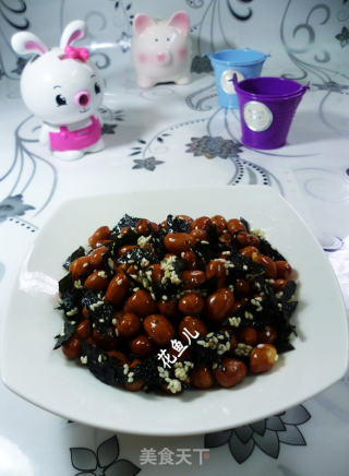 芝麻海苔花生仁的做法