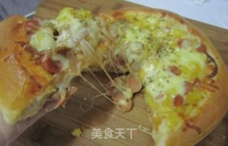 菠萝火腿Pizza的做法