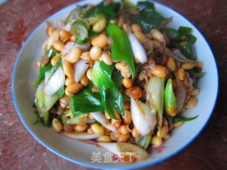 葱炒黄豆芽的做法