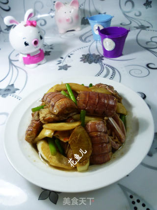 蒜薹茭白炒虾蛄的做法