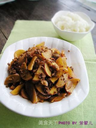牛肉丝爆炒春萝卜的做法