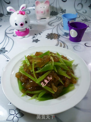 莴笋拌海蜇的做法