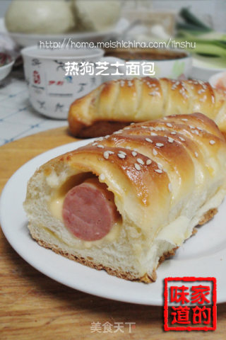 热狗芝士面包的做法
