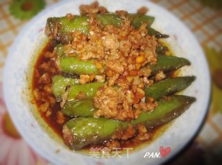 猪肉酿青椒的做法
