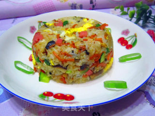 火腿炒饭的做法