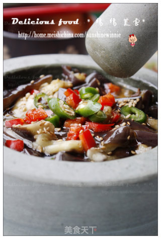 夏季开胃下饭菜菜-----擂钵茄子