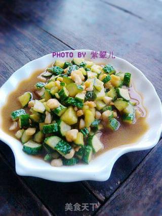 清炒瑶柱黄瓜丁的做法