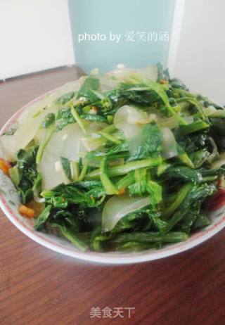 【菠菜拌粉皮】的做法