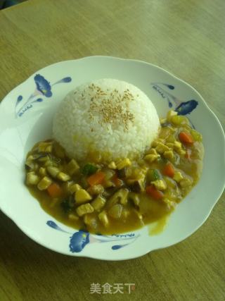 咖喱鸡肉饭的做法
