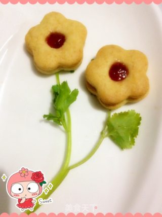 梅花夹心饼干的做法