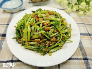 豆豉拌水芹菜的做法