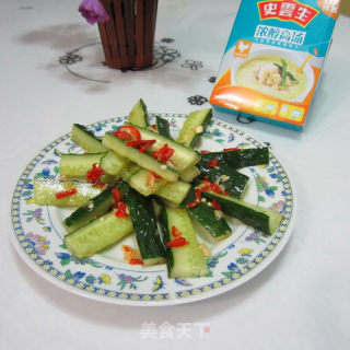 蒜米黄瓜的做法