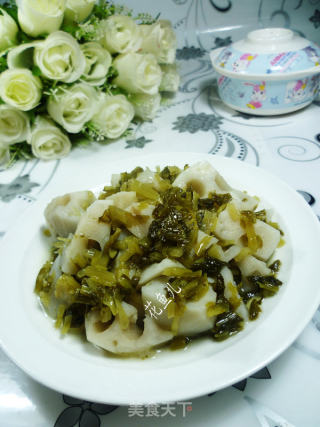雪菜炒莲藕的做法
