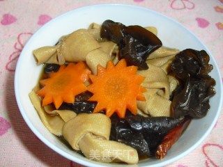 高汤豆皮结的做法