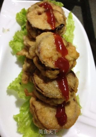 酥炸茄夹的做法