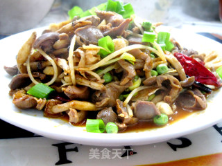 鸡胗烩杂蔬的做法