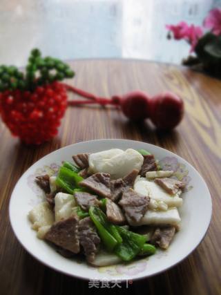 肉片炒年糕的做法