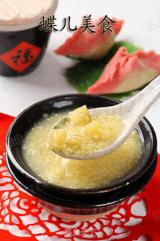 苹果小米粥的做法