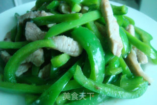 青椒肉丝的做法