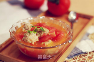 肉丸番茄汤的做法