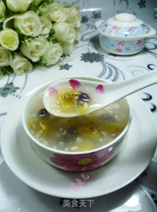 酒酿香蕉圆子羹的做法