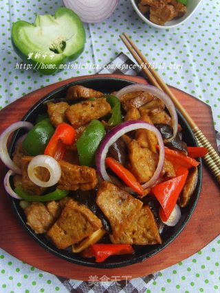 铁板豆腐的做法