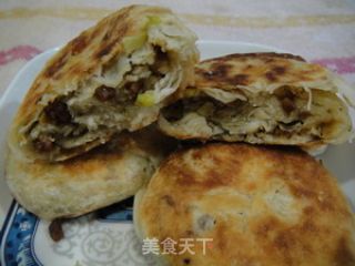 简单版椒盐小肉发面饼的做法