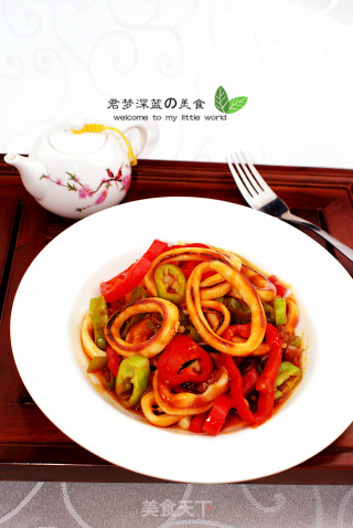番茄鱿鱼圈的做法
