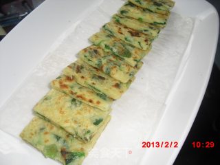 菠菜蛋饼的做法