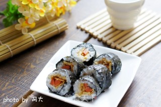 火腿肉松寿司的做法