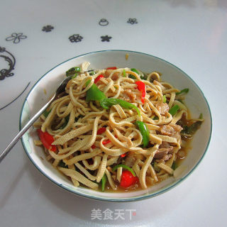 炒长豆腐丝的做法