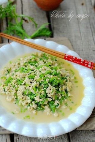 夏日小清新-----茼蒿豆腐