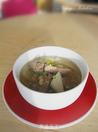 黄豆萝卜排骨汤的做法