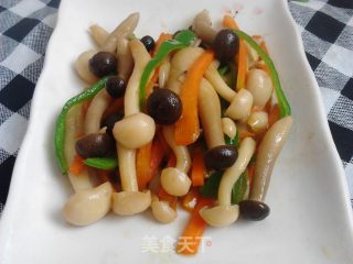 蚝油双菇的做法