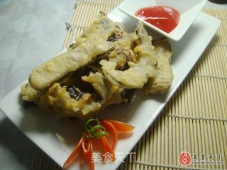 酥炸茄子皮的做法