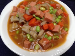 蕃茄烩彩丁的做法
