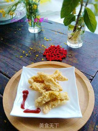 酥炸鸡柳的做法