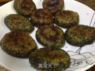 香煎蒿子粑粑的做法