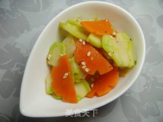 废料利用之凉拌西兰花茎的做法