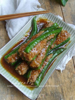 家常菜——煎酿辣椒的做法