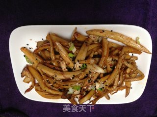 香煎麻辣杏鲍菇的做法