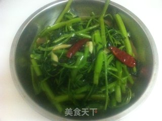 豆豉蒜香空心菜的做法