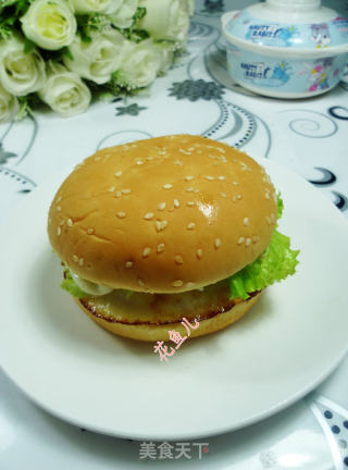 火腿鸡蛋汉堡的做法